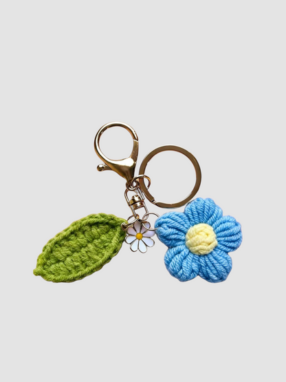 Bijou de Sac fleur au crochet