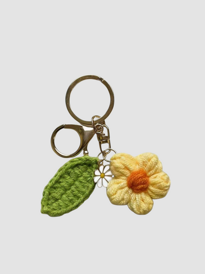 Bijou de Sac fleur au crochet