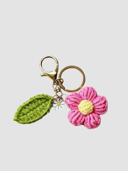 Bijou de Sac fleur au crochet