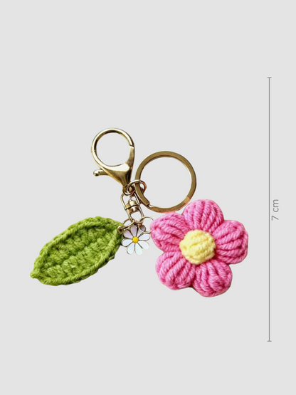 Bijou de Sac fleur au crochet
