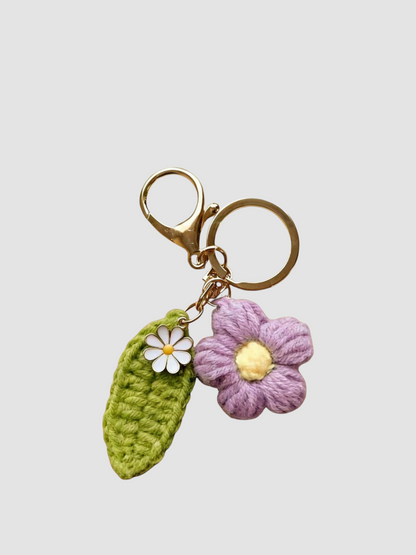 Bijou de Sac fleur au crochet
