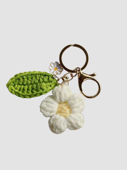 Bijou de Sac fleur au crochet